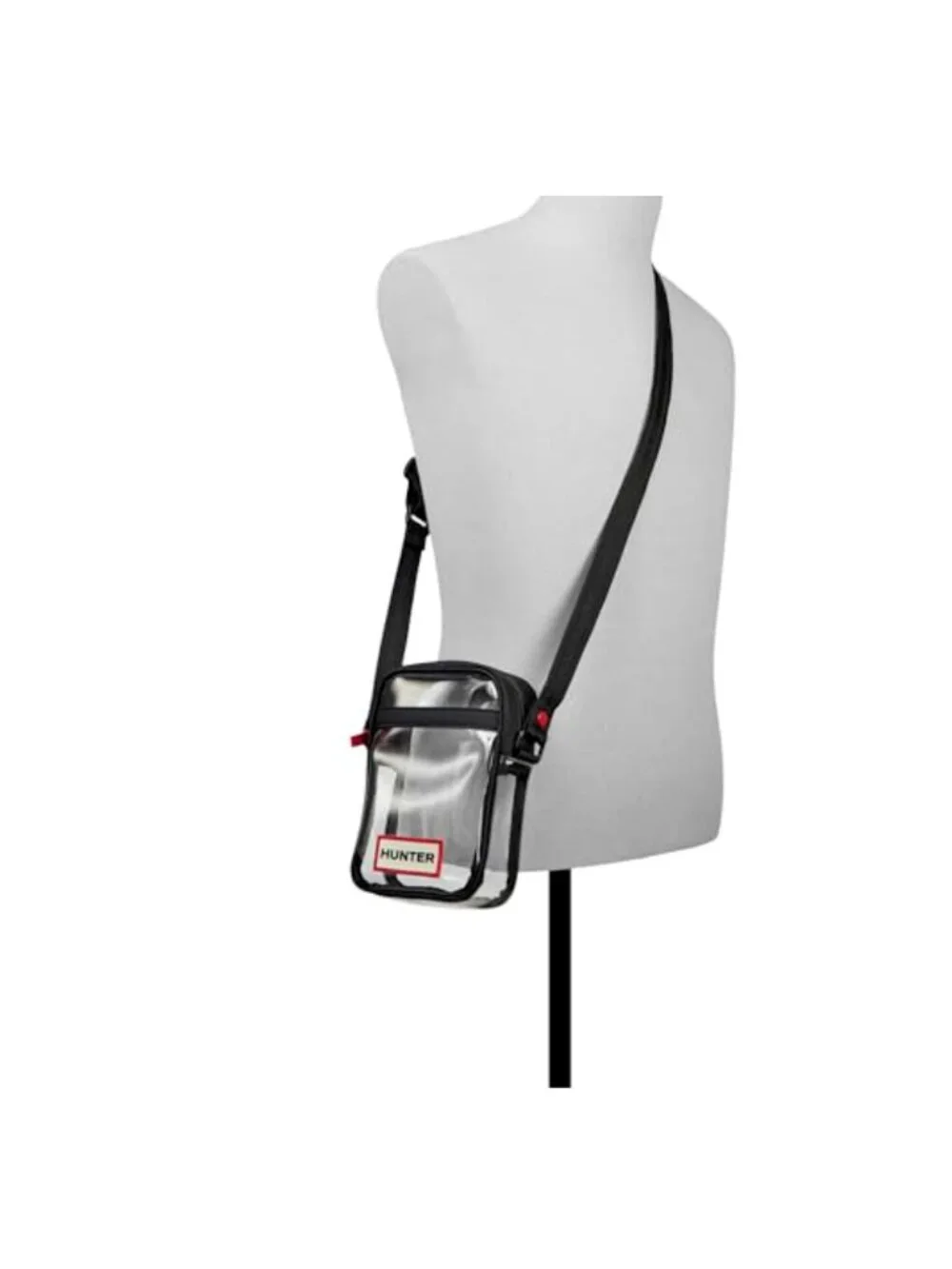 Clear TPU Crossbody Bag Adjustable Strap Zippered Pocket
